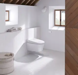 Flexibel und praktisch: Fernbetätigungen von Geberit lassen sich flexibel in die Badarchitektur integrieren.