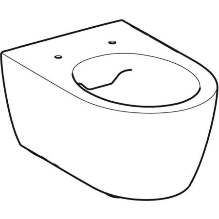 GE iCon Wand-WC Tiefspüler