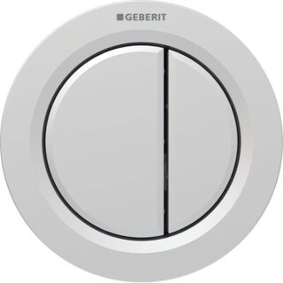 GE Typ 01 Fernbetätigung, pneum. 2-M-Sp., Möbeldr., Round, chrma l. Etc