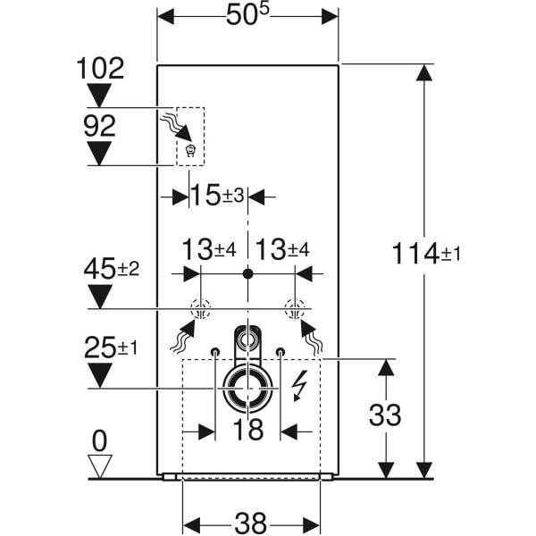 GE Monolith Plus Sanitärmodul für Wand-WC