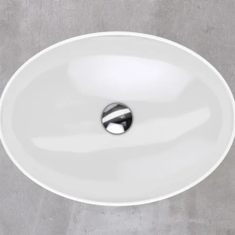 VariForm Waschtisch in ovaler Form und in reduziertem Design