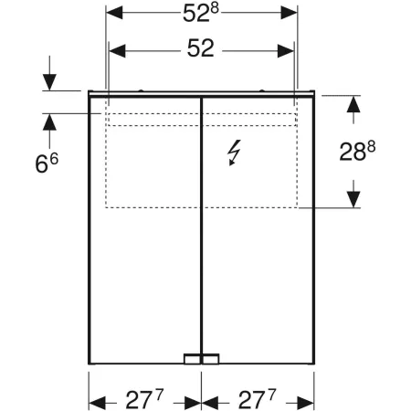 GE Option Basic Spiegelschrank