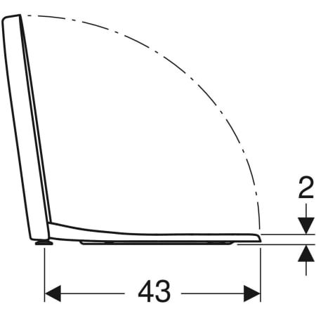 GE iCon WC-Sitz
