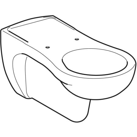 GE Vitalis Wand-WC Tiefspüler