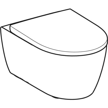 GE iCon Wand-WC Tiefspüler