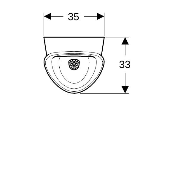 GE Renova Urinal