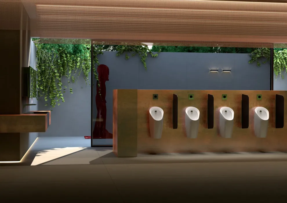 Urinale Preda mit elektronischer Steuerung