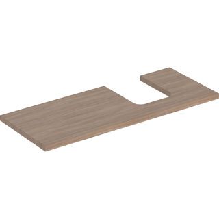 GE ONE WT-Pl. Aus re für AWT Schalenform 120x3x47cm, Eiche