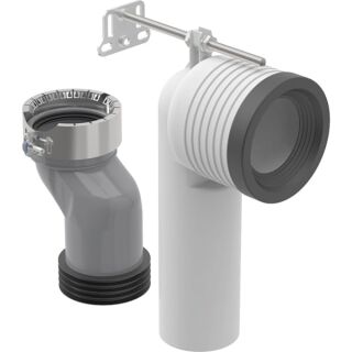 GE Anschlussset f. Stand-WC TurboFlush, Abgang vertikal