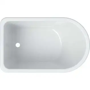 Geberit Bambini asymmetrische Badewanne 40 l 765 x 470 x 285 mm