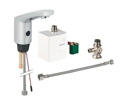 Geberit Waschtischarmatur Typ 185, Generator, mit Untertischmischer