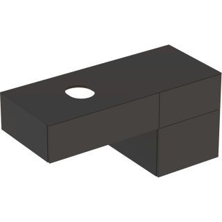 GE VariForm US für AS-WT, m. 3 Schubl. 120x55x51cm, lava lackiert matt