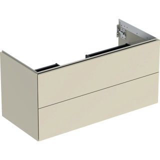 GE ONE Unterschrank für WT/-Platte 2 Schubl., 103,6x50,4x47cm,sandgrau hgl.
