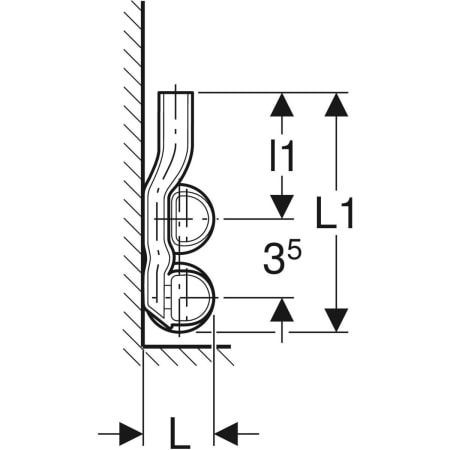 GE Mapress Kupfer Anschluss-T-Stück-Set