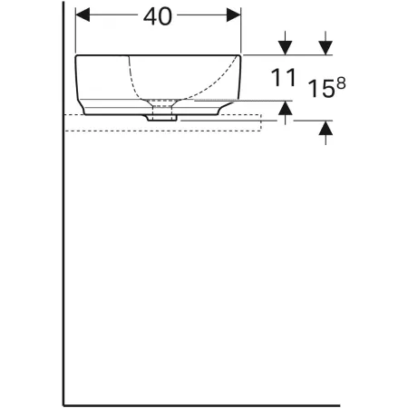 GE VariForm Aufsatzwaschtisch