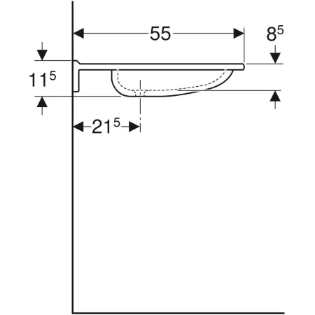 GE Publica Waschtisch