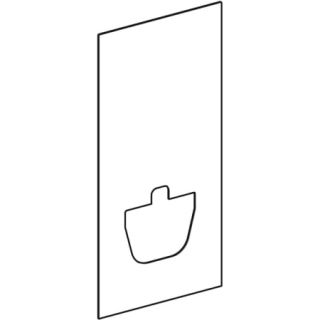 GE Frontverkleidung für Geberit Monolith f. WWC 101cm Betonoptik 18/23cm
