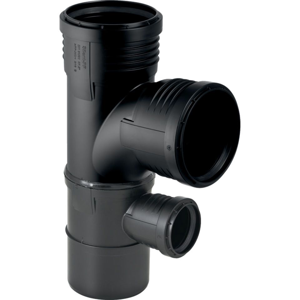 GE Silent-PP Kombiabzweig 87,5Gr d90/90/50