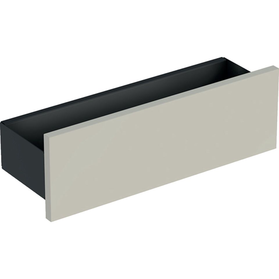 GE Smyle Square Wandablage 45x14,8x14,3cm, sand-grau