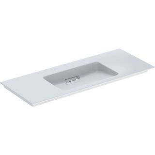 GE ONE MWT 120x48cm, CleanDrain o. Hl., o. Ül., weiß, KeraTect/weiß glzd