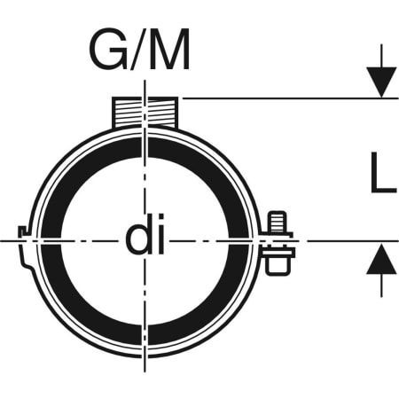 GE Silent-db20 Rohrschelle