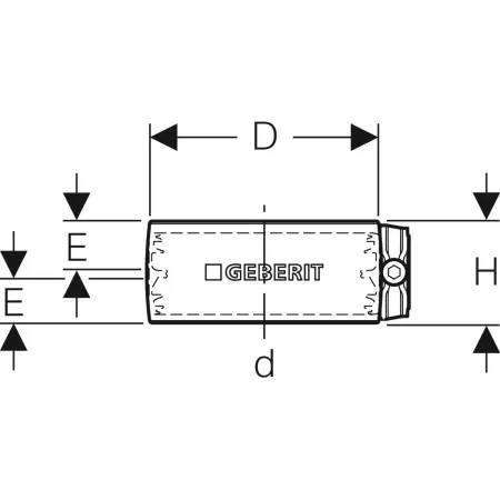 GE Silent-db20 Spannverbinder