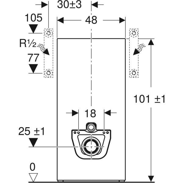 GE Monolith Plus Sanitärmodul für Wand-WC