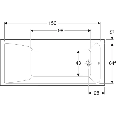 GE Renova Plan Rechteckbadewanne GE Renova Plan Rechteckbadewanne