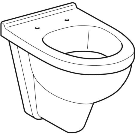 GE Renova Comfort Wand-WC Tiefspüler