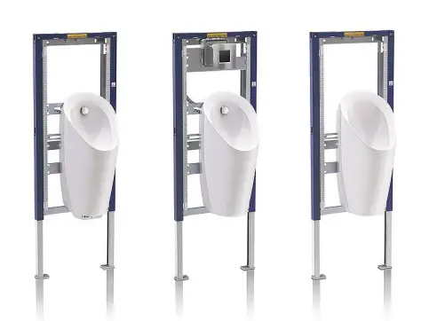 Geberit Urinalelemente mit Urinalkeramik Preda/Selva