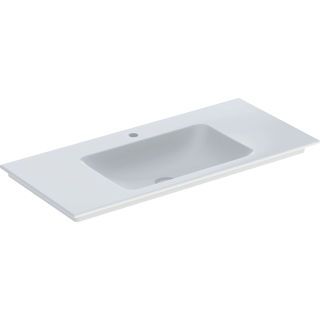 GE ONE Möbelwaschtisch 105x48 cm m.Hl., o.Ül., weiß, KeraTect