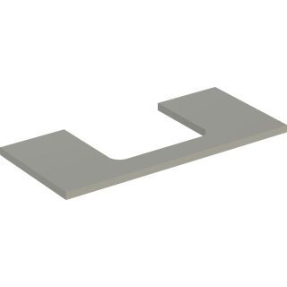 GE ONE WT-Platte, Ausschnitt mi. für AWT 105x3x47cm, greige matt