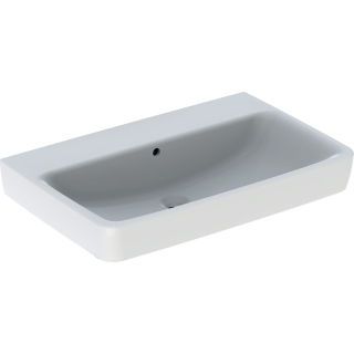 GE Renova Plan Waschtisch, 75x48cm o. Hl., m. Ül., weiß