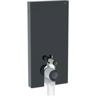 GE Monolith Plus Sanitärmodul f. SWC 101cm, Glas schwarz / alu. schwarzchrom