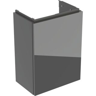 GE Acanto US für HWB B:40cm, m. 1 Tür lava matt/Glas lava