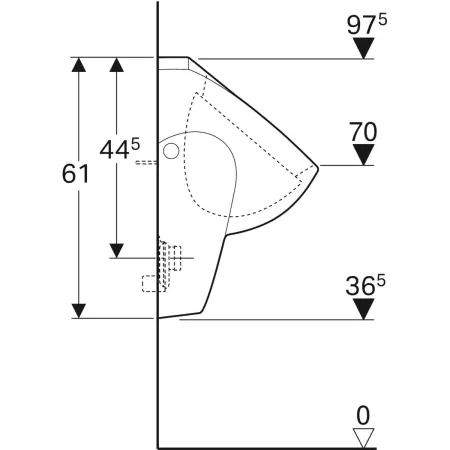 GE Renova Urinal