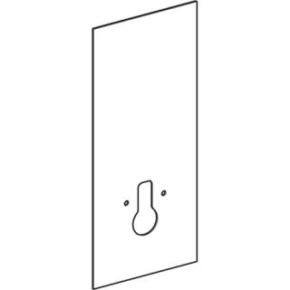 GE Frontverkleidung für Geberit Monolith für Wand-WC 114cm Glas sand