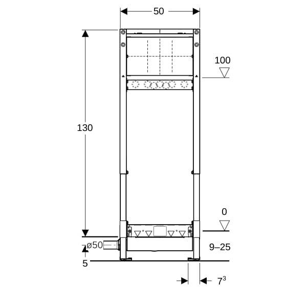 GE Duofix Element für Dusche