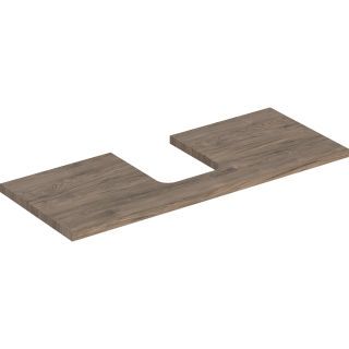 GE ONE WT-Pl. Aus mi. f. AWT Schalenform 120x3x47cm, Nussbaum hickory