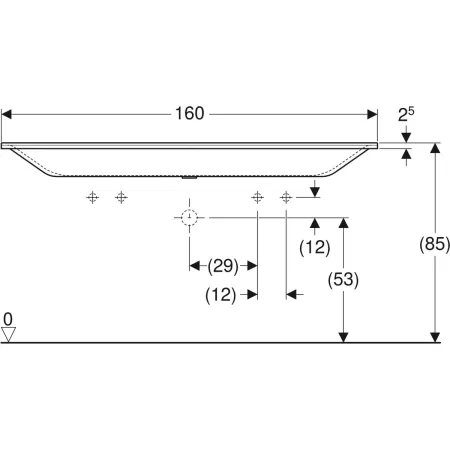 GE Xeno2 Möbelwaschtisch