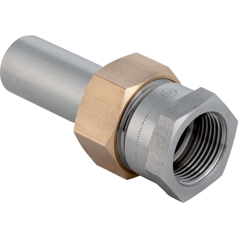 GE Mapress Edelstahl Übergangsverschraubung