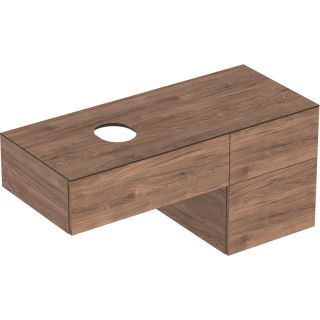 GE VariForm US für AS-WT, m. 3 Schubl. 120x55x51cm, Nußbaum hickory