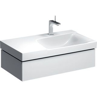 GE Xeno2 Unterschrank f. WT m. Ablg. li m .1 Schubl., 88x22x46,2cm, weiß