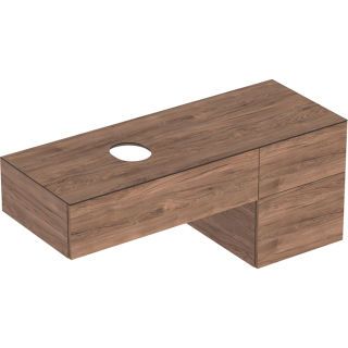 GE VariForm US für AS-WT, m. 3 Schubl. 135x55x51cm, Nußbaum hickory