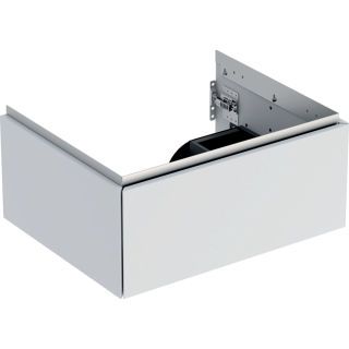 GE ONE Unterschrank für WT/-Platte 1 Schubl., 59,2x26,6x47cm, weiß matt