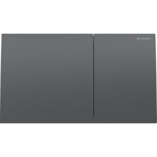 GE Sigma70 BetPl., für 2-Mengen-Spülung Square, schwarzchrom gebürstet / Etc