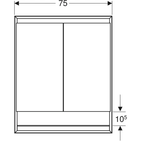 GE ONE Spiegelschrank mit ComfortLight
