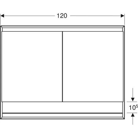 GE ONE Spiegelschrank mit ComfortLight