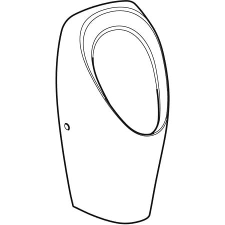 GE Urinal Tamina, wasserlos