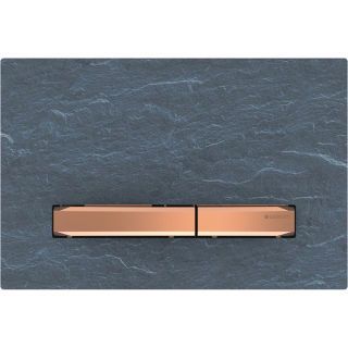 GE Sigma50 BetPl., für 2-Mengen-Spülung Square, Metallfarbe rotgold, Mustang Sch